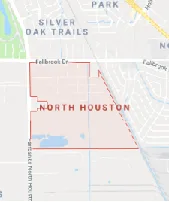 North-houston-map
